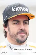  ??  ?? Fernando Alonso