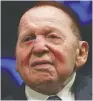  ??  ?? Sheldon Adelson