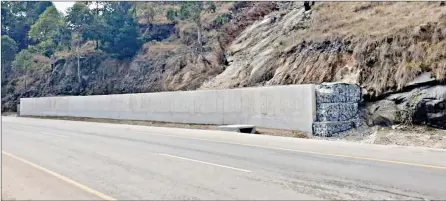  ?? ?? Rehabilita­tion of failed sections of the MR19. The scope further entails the rehabilita­tion of the failed road section at Sigulaneni and constructi­on of a retaining wall to prevent future landslides.