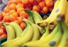  ??  ?? Try removing bananas from your diet for a few weeks to see if that is the cause of constipati­on.