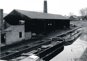  ??  ?? Boats to transport all sorts of goods were made in the Black Country