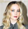  ??  ?? Hair day: Jennifer Lawrence. The new Colorwow treatment aims to keep blonde hair blonde