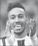  ??  ?? Pierre-Emerick Aubameyang