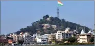  ??  ?? Pahari Mandir at Ranchi is famous for the temple of Lord Shankara (Shiva). It is located in the heart of the city on a hill.