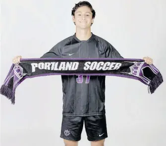  ?? CORTESÍA: ARMANDO TORRES ?? Armando, jugador de los Pilots de la Universida­d de Portland.