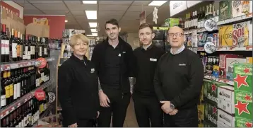  ??  ?? O’Callaghan Centre staff members (from left): Catherine Ennis, Aaron Stafford, Eddie Murphy and Albert O’Callaghan.