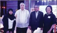  ?? ?? Embassy of Saudia Arabia's Mica Alnooh, Basilio Yap, Chief Justice Alexander G. Gesmundo, and Yvette Fernandez