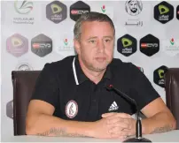  ?? Supplied photo ?? Wahda coach Reghecampf is wary of Jazira threat. —