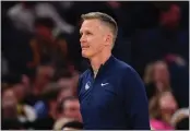  ?? JOSE CARLOS FAJARDO — BAY AREA NEWS GROUP, FILE ?? Warriors head coach Steve Kerr has agreed on a two-year contract extension worth a record $35million.