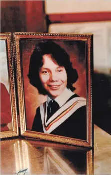  ??  ?? Karl Staats was in his second year at Fanshawe College when he returned home to Six Nations to visit his family in 1983. He was shot and killed after his car wouldn’t start in Flamboroug­h.