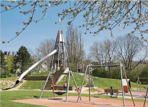  ?? Foto: Anouk Antony ?? Seit 40 Jahren besteht der Märeler Park und der Spielplatz.