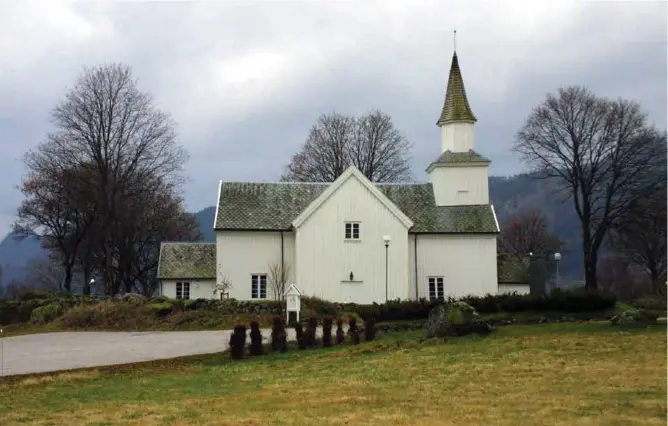  ?? FOTO: TORREY ENOKSEN ?? Eiken kyrkje er 200 år, og det skal markeres.