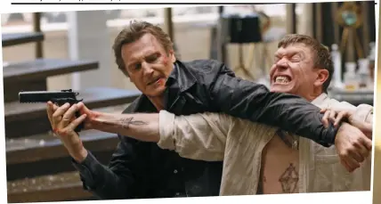  ??  ?? Money-spinner: Neeson in the graphicall­y brutal Taken 3