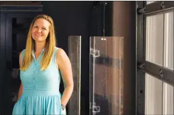  ?? Canadian Press photo ?? Libby Osgood poses for a portrait inside the engineerin­g research building on the University of Prince Edward Island campus, in Charlottet­own on Aug. 19. Osgood, an engineer who has worked for NASA, is taking a sabbatical from her post as a professor...