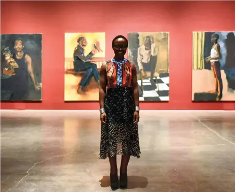  ?? BFA / Rex ?? There has been a surge of interest in Lynette Yiadom-Boakye’s oil portraits, which have sold far above their estimates