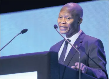  ?? PHOTO: NICHOLAS RAMA ?? Chief Justice Mogoeng Mogoeng says the shortcomin­gs of business limits its ability to criticise the government.