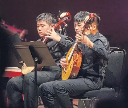  ?? Picture: Steve MacDougall. ?? Hong Kong band Infanzia peform at Perth Concert Hall in 2018.