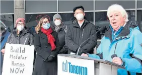  ?? TORONTO STAR FILE PHOTO ?? Coun. John Fillion, right, who represents the Willowdale area and has been supportive of the new housing, said “a very small but very loud” group has spread misinforma­tion.