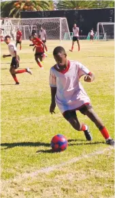  ?? ?? Not easy... Windhoek Gymnasium failed to collect three points and lost 2 -1 to KFA.