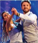  ?? ?? TV star: J.J. Chalmers on Strictly with Amy Dowden