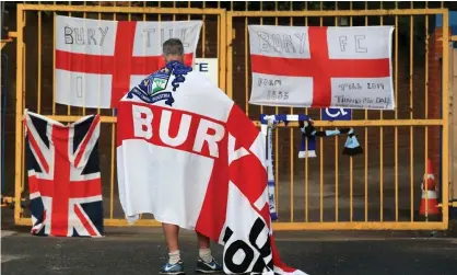  ?? Photograph: Peter Byrne/PA ?? Steve Dale bought Bury for £1 in December without providing the EFL in advance with proof he had the money to run the club.