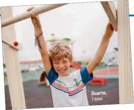  ??  ?? Duarte, 7 anos