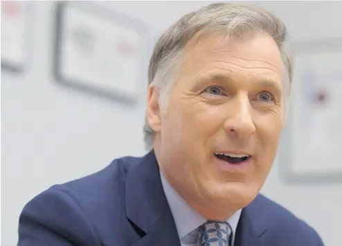  ?? ADRIAN WYLD / THE CANADIAN PRESS ?? Those who dismiss Conservati­ve leadership hopeful Maxime Bernier or worry he lacks judgment a prime minister needs may be making the same mistake as those who thought the same about Justin Trudeau, Kelly McParland writes.