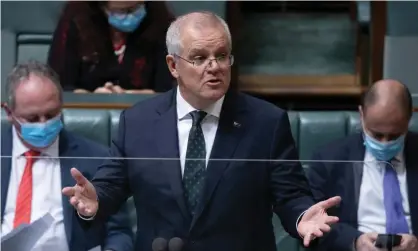  ?? Photograph: Mike Bowers/The Guardian ?? Scott Morrison’s central pitch to colleagues is: Trust me, I know how to win. But if trust gets eroded, subordinat­es will begin to doubt the durability of the PM and his electoral miracles.