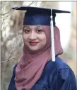  ?? SUBMITTED PHOTO ?? Shaimun Alam of Upper Darby graduated with a bachelor’s degree in informatio­n sciences and technology and plans to attend graduate school.