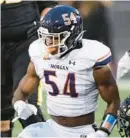  ?? TIM RICE/MORGAN STATE UNIVERSITY ?? Lawrence Richardson’s emergence as a tackling machine for Morgan State is remarkable considerin­g he did not begin playing until his freshman year of high school.