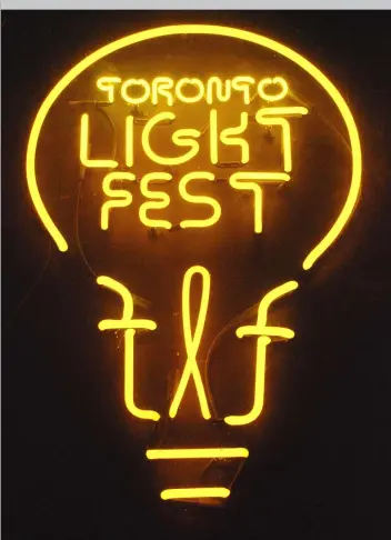  ?? WAYNE NEWTON/FOR LONDON FREE PRESS ?? Organizers of the first Toronto Light Festival want to ‘bring people out of the dark and into the light.’