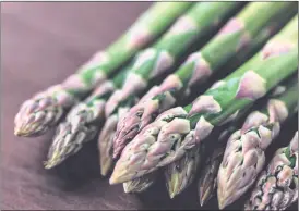  ??  ?? Asparagus has long been considered an aphrodisia­c and contains high levels of folate, a key B vitamin.