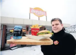  ?? FOTO: TORE ØYVIND MOEN ?? Daglig leder Atle Isaksen i Bergbys klager på skjenkeavs­laget fra Porsgrunn kommune.