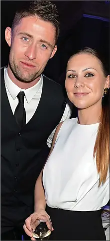  ??  ?? Close: Gary and Gemma Cahill at charity ball