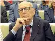  ??  ?? Testimone L’ex capo dello Stato Giorgio Napolitano (91 anni)