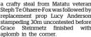  ?? ?? a crafty steal from Matatu veteran Steph Te Ohaere-Fox was followed by replacemen­t prop Lucy Anderson stampeding 30m unconteste­d before Grace Steinmetz finished with aplomb in the corner.