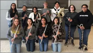  ?? Courtesy photo ?? Students pictured from left to right: Amelia Martin, Sadie Garcia, Itzel Marquez, Jaysena Roberts; Back Row: Marissa Salazar, Valerie Valencia, Gisselle Holguin, Ransom Collette, Tyler Lopez, Chloe Paredez, and Mya Rocha.