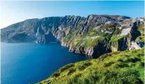  ??  ?? TOWERING: The Slieve League cliffs in Co Donegal