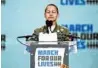  ?? ALEX BRANDON/AP ?? Emma González appeared on The Tonight Show With Jimmy Fallon on May 10 to promote the March For Our Lives documentar­y, “Us Kids,” which opens in theaters Friday.