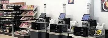  ?? LIDL ?? So wie in dieser britischen Filiale werden die neuen Self-checkout-kassen von Lidl aussehen.