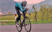  ?? MOSNA ?? Chris Froome sui 34,2 km della cronometro Trento-Rovereto