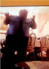  ?? AFP ?? The video frame grab image shows Mayor Rob Ford in an agitated state, staggering and making foul-mouthed death threats. —