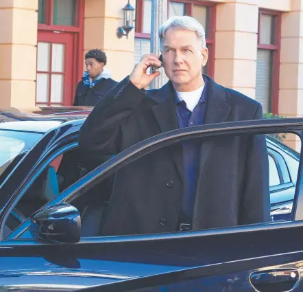  ??  ?? Mark Harmon as Leroy Jethro Gibbs in NCIS, which is one of the shows produced by CBS.