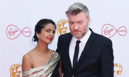  ??  ?? Konnie Huq and Charlie Brooker join the ranks of other parents restrictin­g their children’s useof IoT devices. Photograph: James Veysey/ BAFTA/REX/Shuttersto­ck