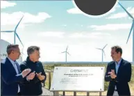  ??  ?? La empresa de energía renovable compró un parque eólico que pertenecía a una sociedad que integraba el Grupo Socma, que integra Gianfranco Macri. US$ 40.000.000