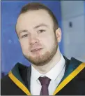  ??  ?? Pictured at the recent Mary Immaculate College, Limerick conferring ceremonies was Colm O’Brien, Mallow who was conferred with a BEd.