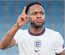  ??  ?? Raheem Sterling’s late penalty gave England victory.