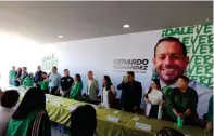  ?? FOTO: IVONNE ORTIZ ?? l
SIN AMENAZAS. Fernández dijo que no ha recibido amenazas, pero reconoce peligro para los candidatos.