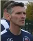  ??  ?? Renfrew boss Colin Clark