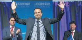  ?? Brian Lawless Associated Press ?? LEO VARADKAR, 38, leader of the ruling Fine Gael Party, ran a media-savvy, grass-roots campaign that appealed to both urban and rural voters in Ireland.